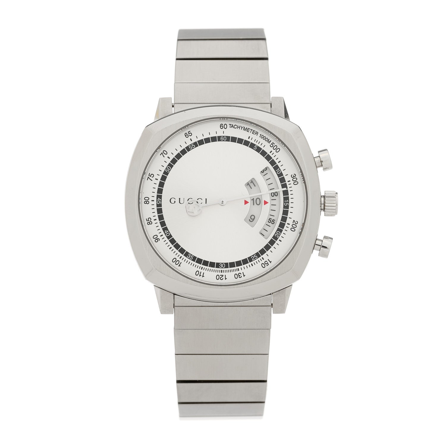 Gucci Stainless Steel 40mm Grip Quartz Watch 1 of 4