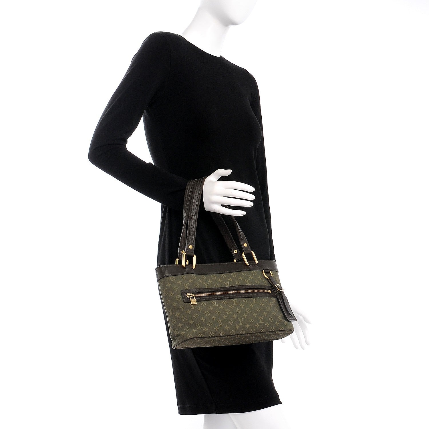 Louis Vuitton Mini Monogram Lucille PM Kaki 2 of 7