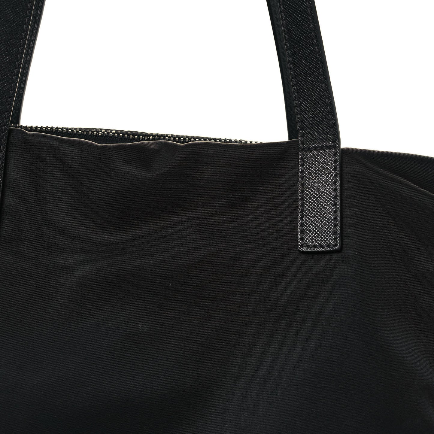 X JAMES JEAN Tessuto Nylon Patch Shopping Tote Black