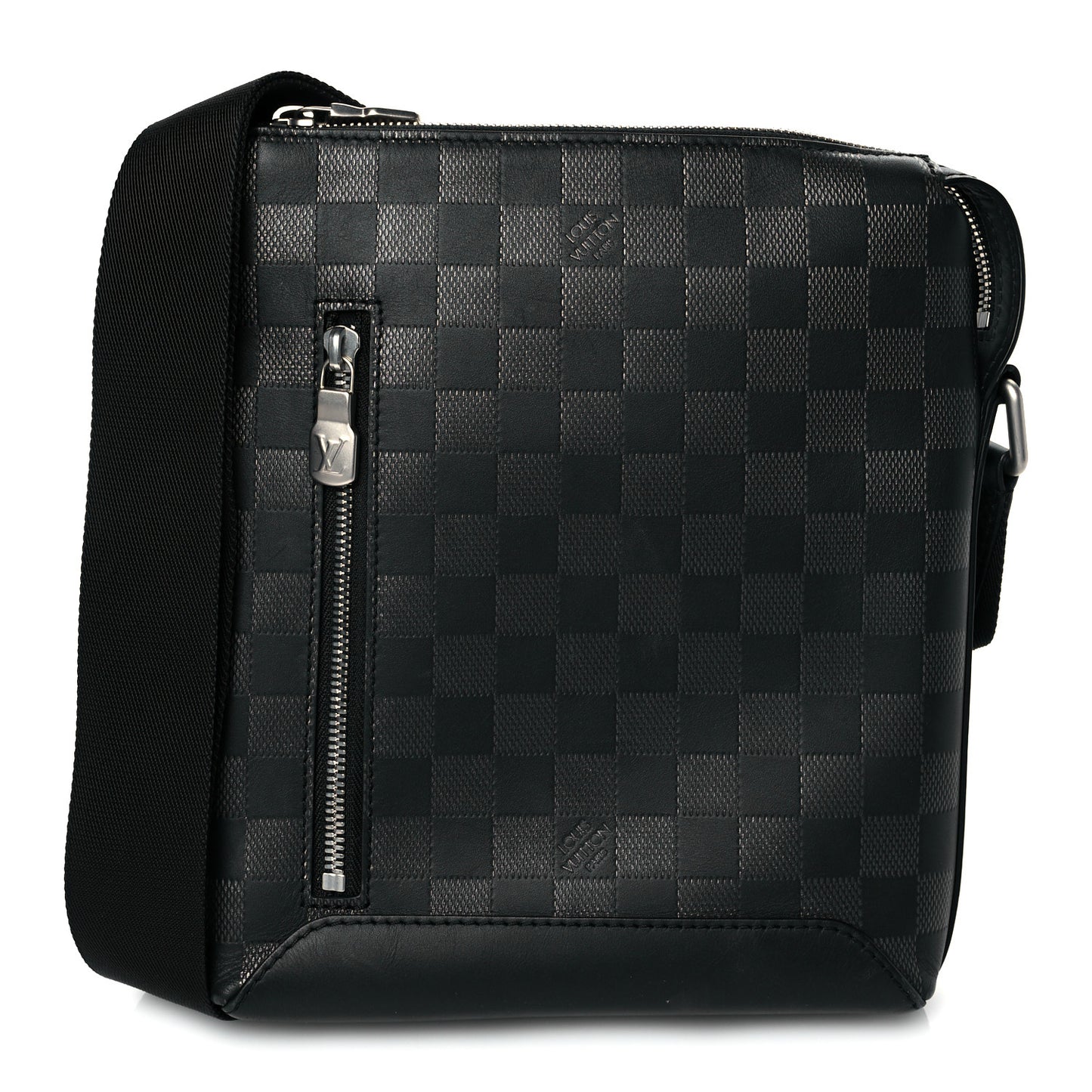 Damier Infini Discovery Messenger BB Onyx