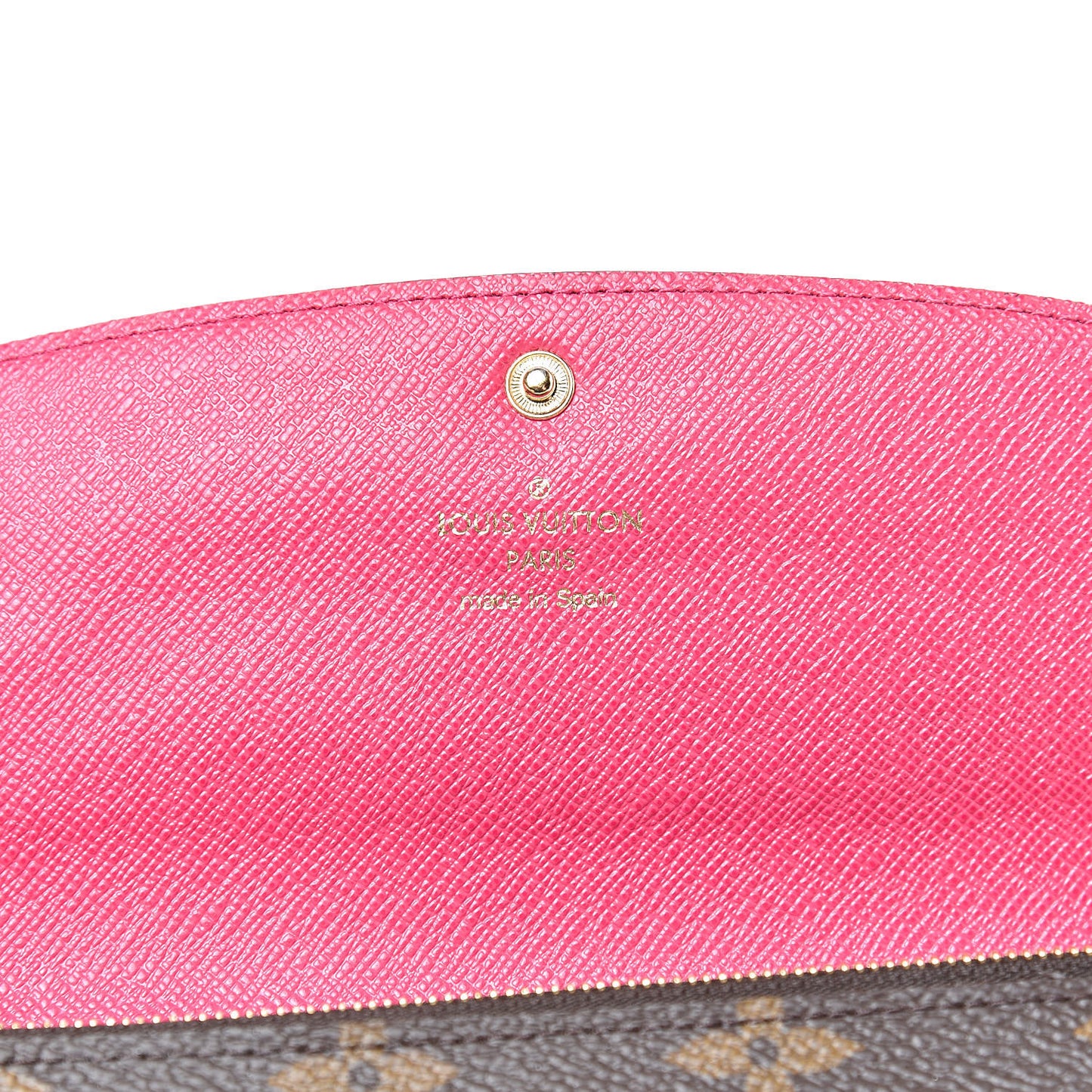 Monogram Emilie Wallet Hot Pink