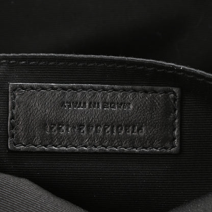 Saint Laurent Raffia Canvas Monogram Lou Camera Bag Beige Black 7 of 9