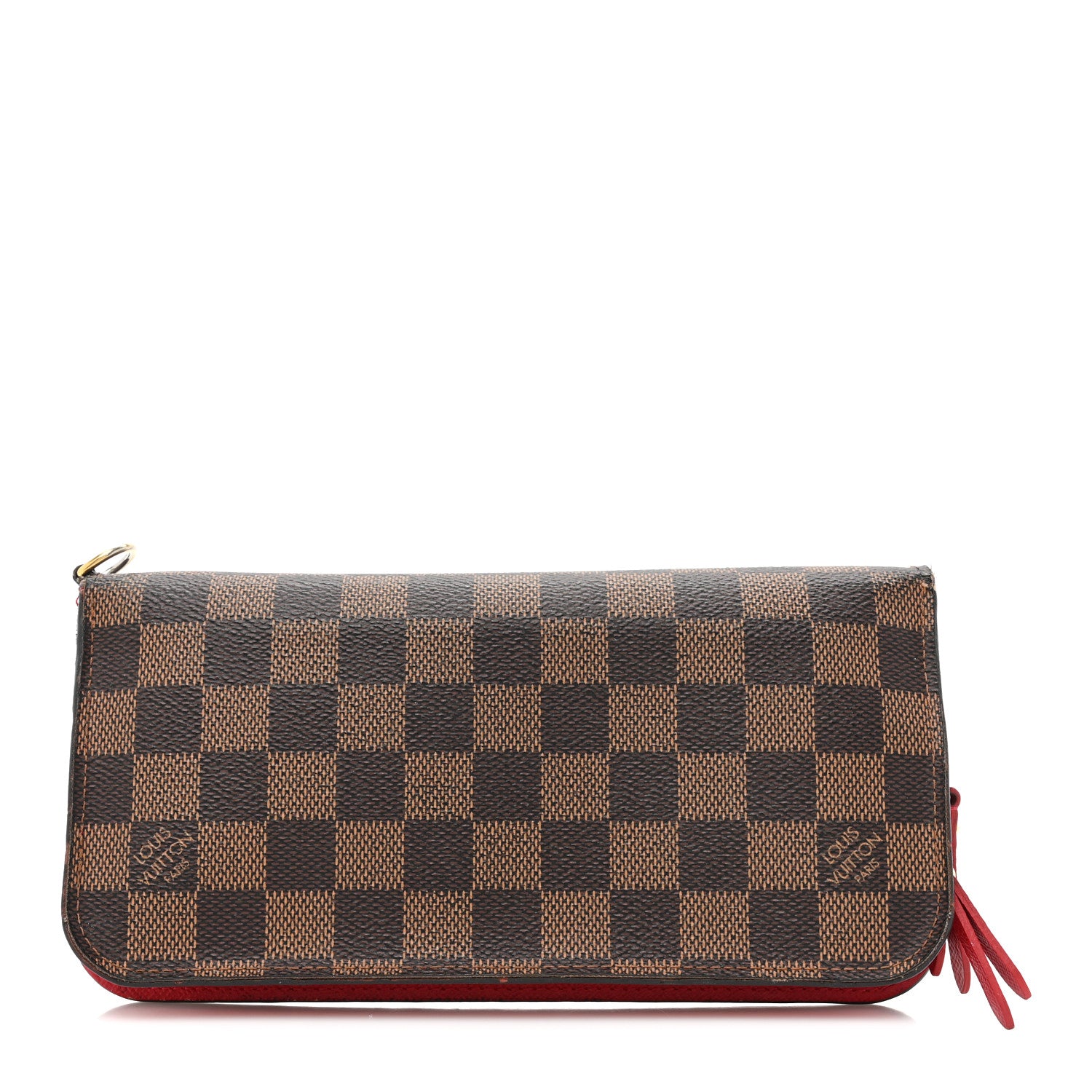 Louis Vuitton Damier Ebene Insolite Wallet Red 1 of 21