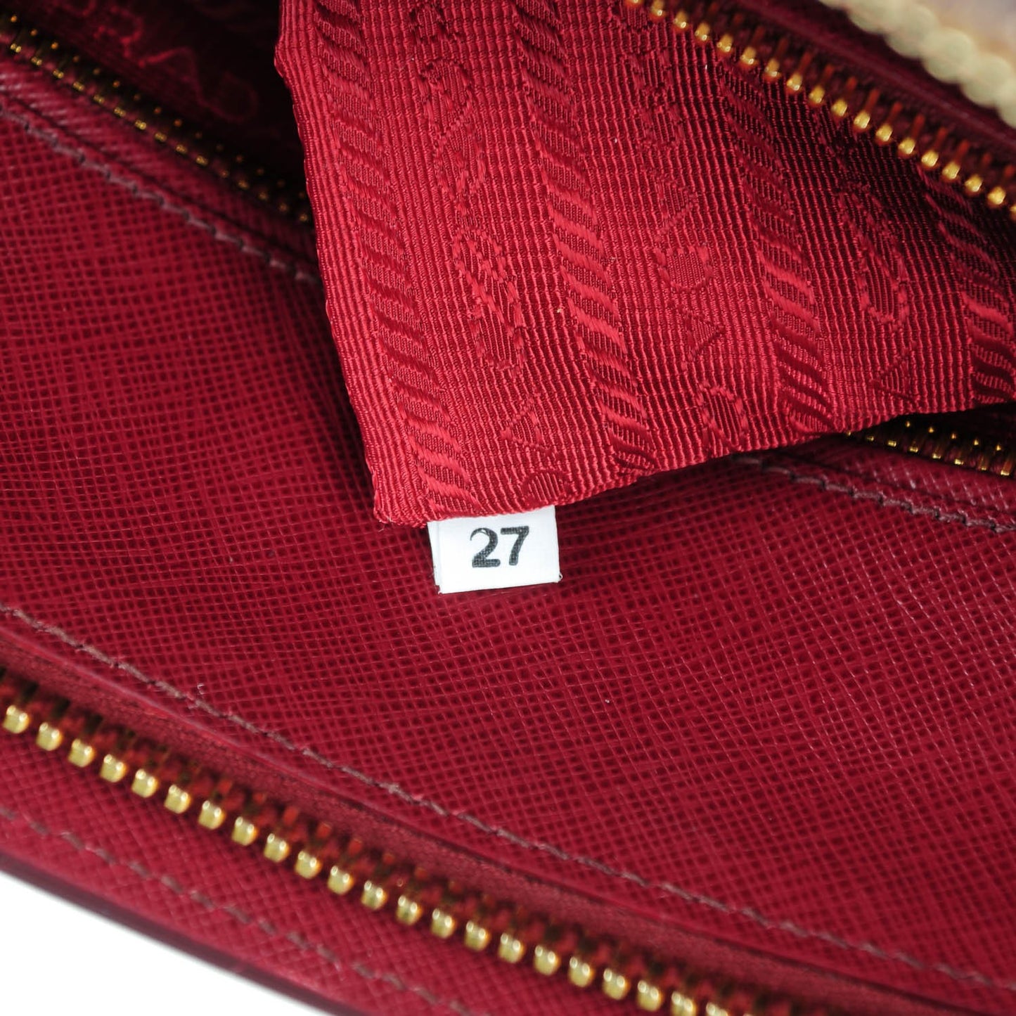 Saffiano Lux Parabole Tote Cherry