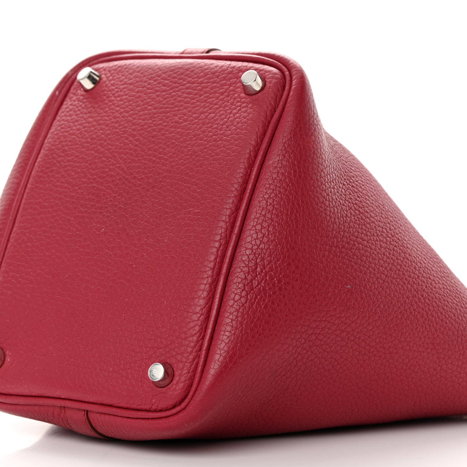 Hermes Taurillon Clemence Picotin Lock 18 PM Rubis 10 of 16