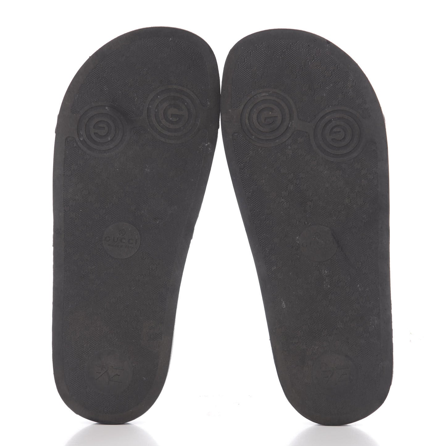 GG Supreme Monogram Psychedelic Slide Sandals 38 Black Multicolor