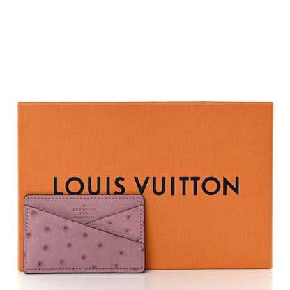Louis Vuitton Ostrich Card Holder 7 of 7