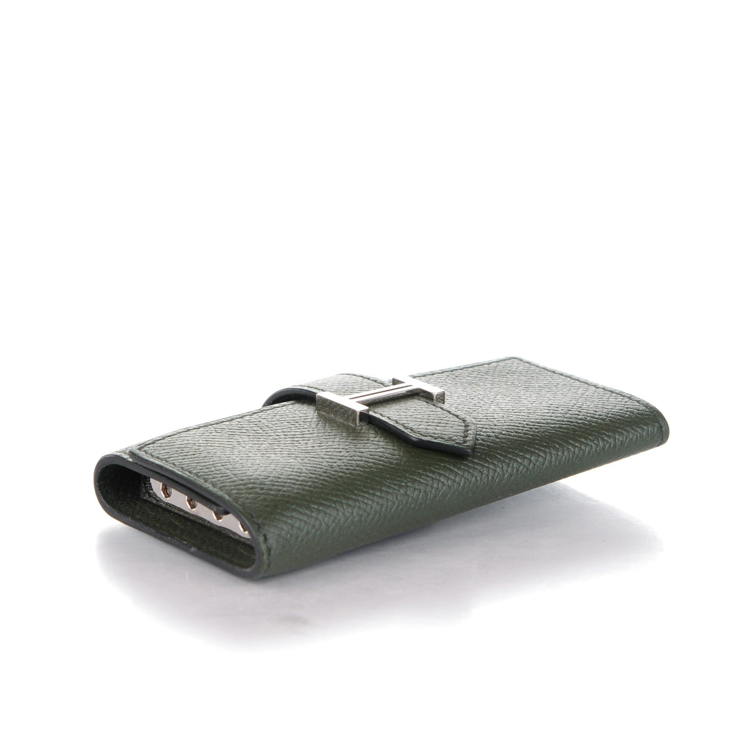 Hermes Epsom Bearn Multicles 4 Key Holder Vert Anglais 4 of 8