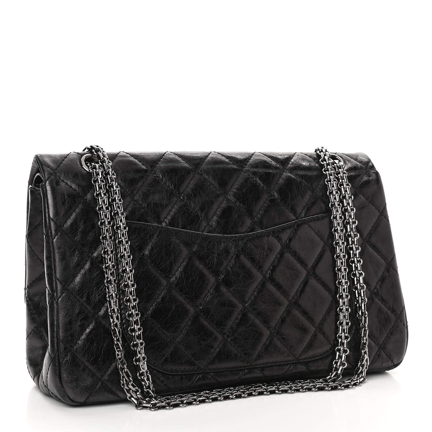 Chanel Aged Calfskin Quilted 2.55 Reissue 227 Flap Black 3 of 12