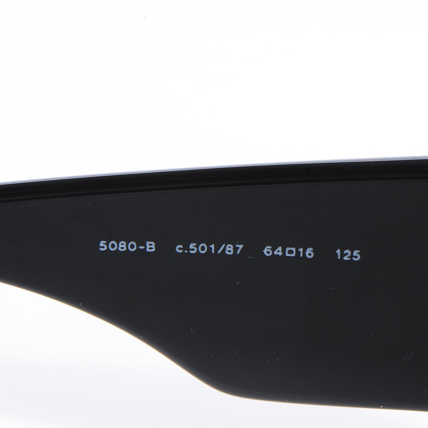 Crystal CC Logo Sunglasses 5080-B Black