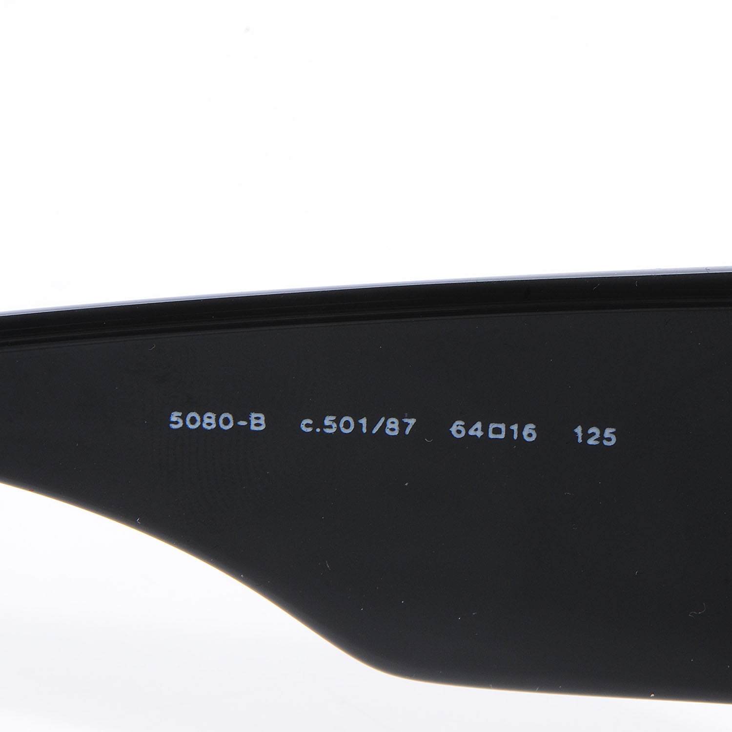 Chanel Crystal CC Logo Sunglasses 5080-B Black 4 of 5