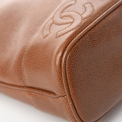 Chanel Caviar CC Shoulder Bag Brown 9 of 13