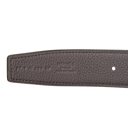 Hermes Box Togo 32mm H Belt 90 Black Etain 3 of 10