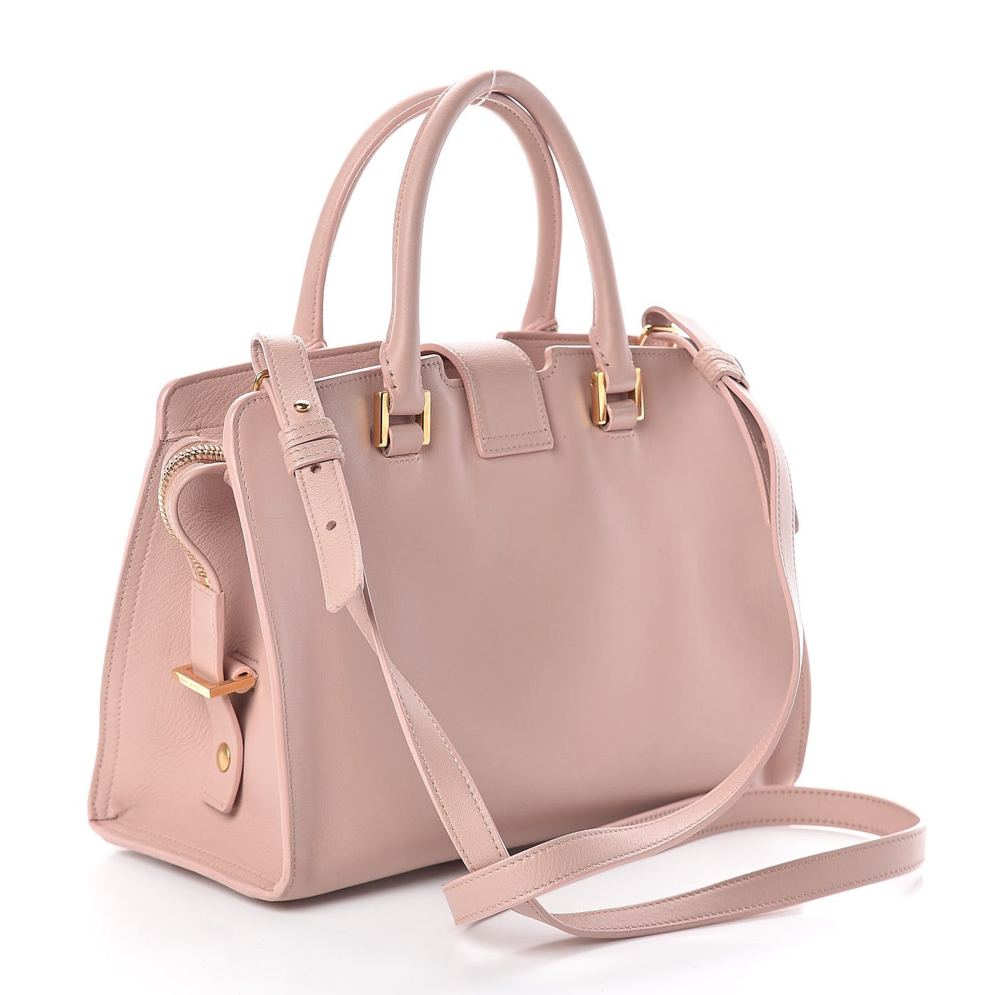 Calfskin Monogram Baby Cabas Pink