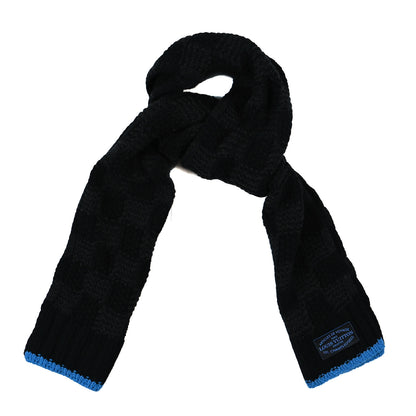 Louis Vuitton Cashmere Damier Helsinki Scarf Black 1 of 4