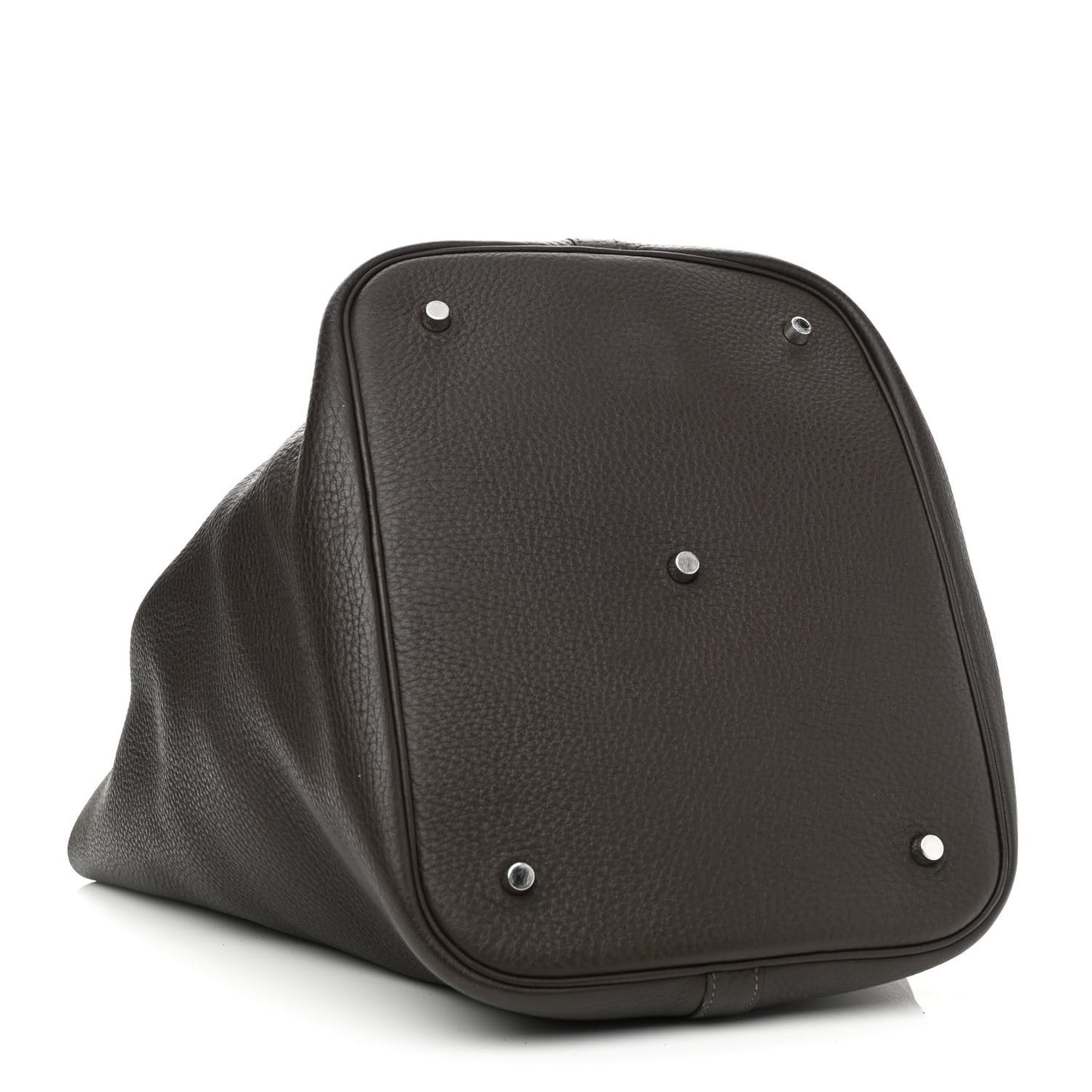 Taurillon Clemence Picotin Lock 26 GM Chocolate