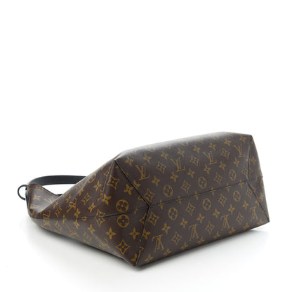 Louis Vuitton Monogram Flower Hobo Black 4 of 10