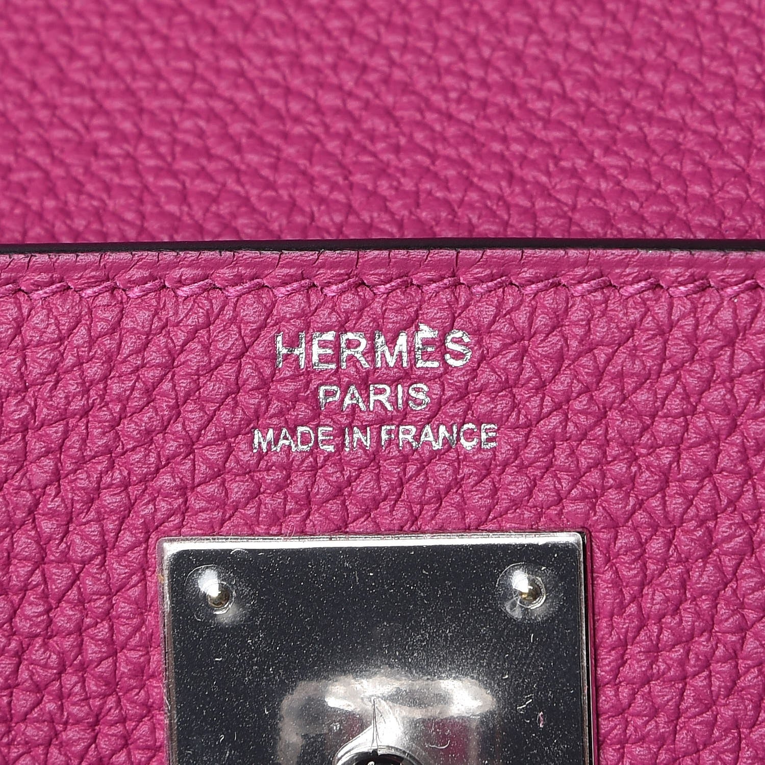 Hermes Togo Kelly Retourne 28 Rose Pourpre 7 of 9