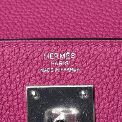Hermes Togo Kelly Retourne 28 Rose Pourpre 7 of 9