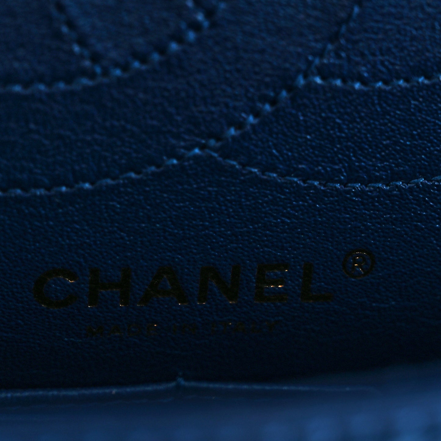 Metallic Calfskin Quilted 2.55 Reissue 225 Flap Blue