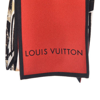 Louis Vuitton Silk Monogram Trunks Bandeau Brown 3 of 5