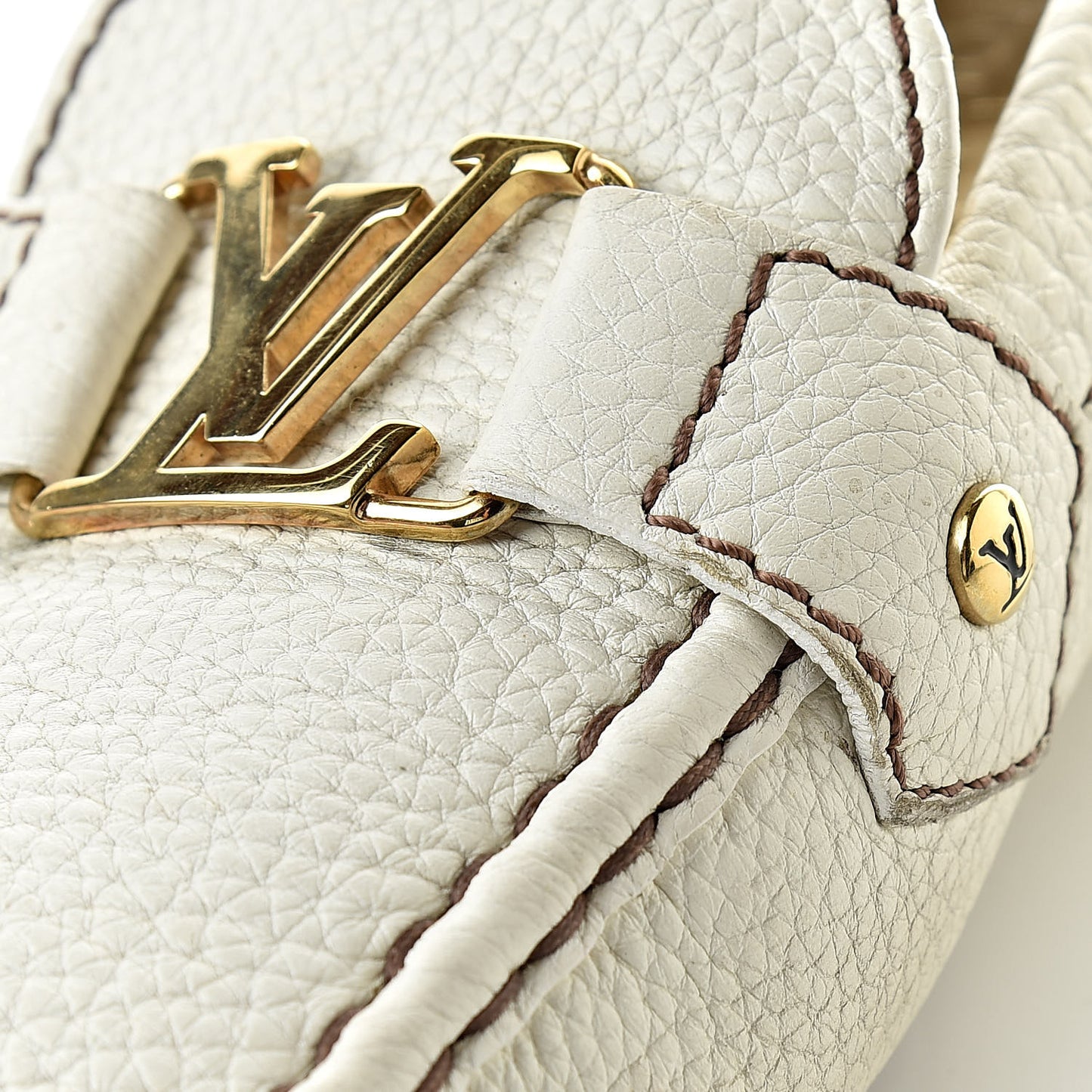 Calfskin Monte Carlo Moccasin Loafers 41 Ivory