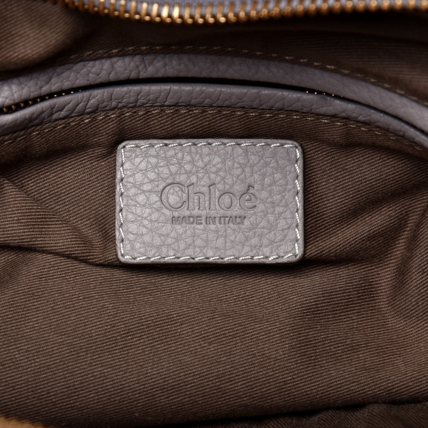 Chloe Calfskin Large Marcie Satchel Cashmere Grey 8 of 9