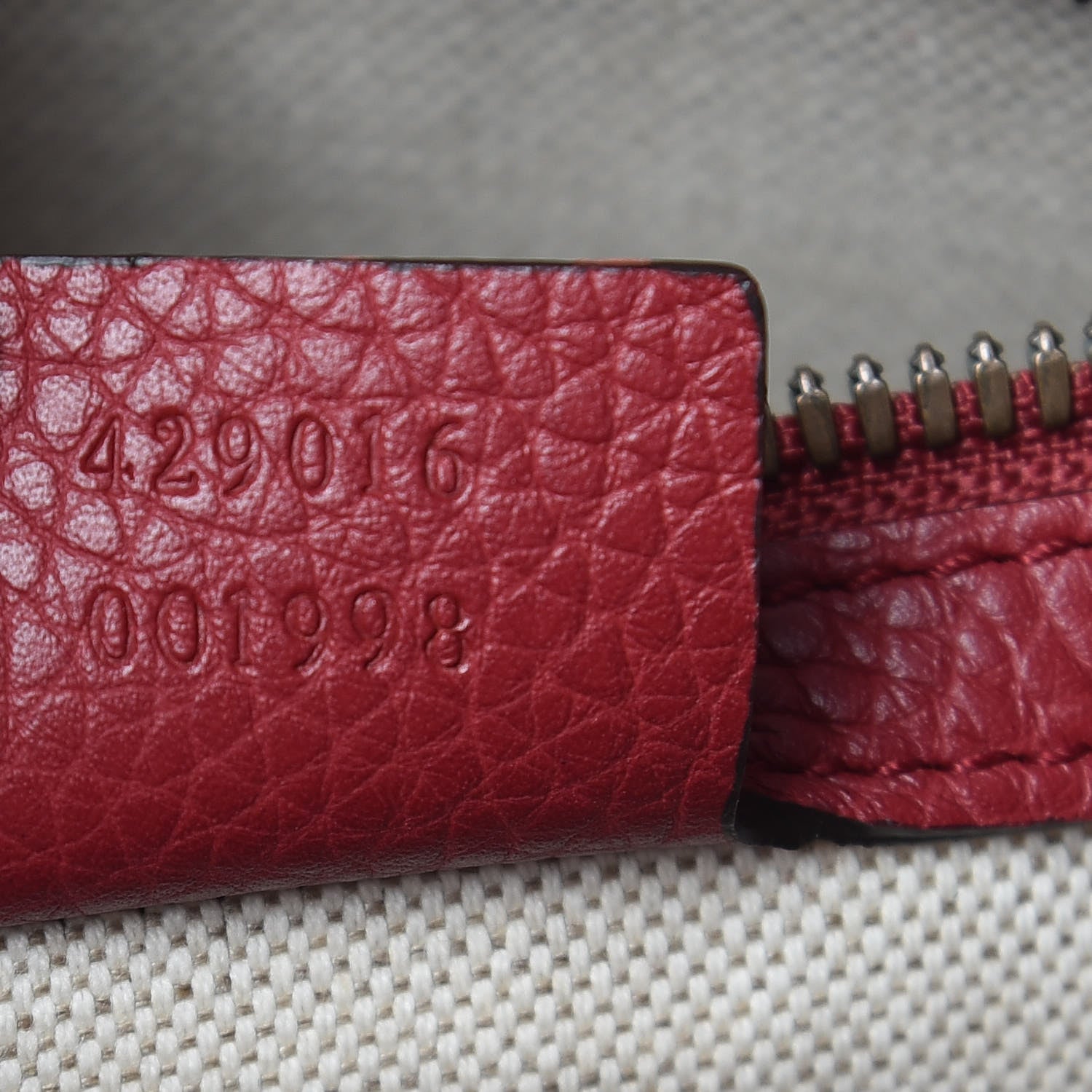 Gucci Calfskin Kingsnake Print Messenger Red 7 of 10