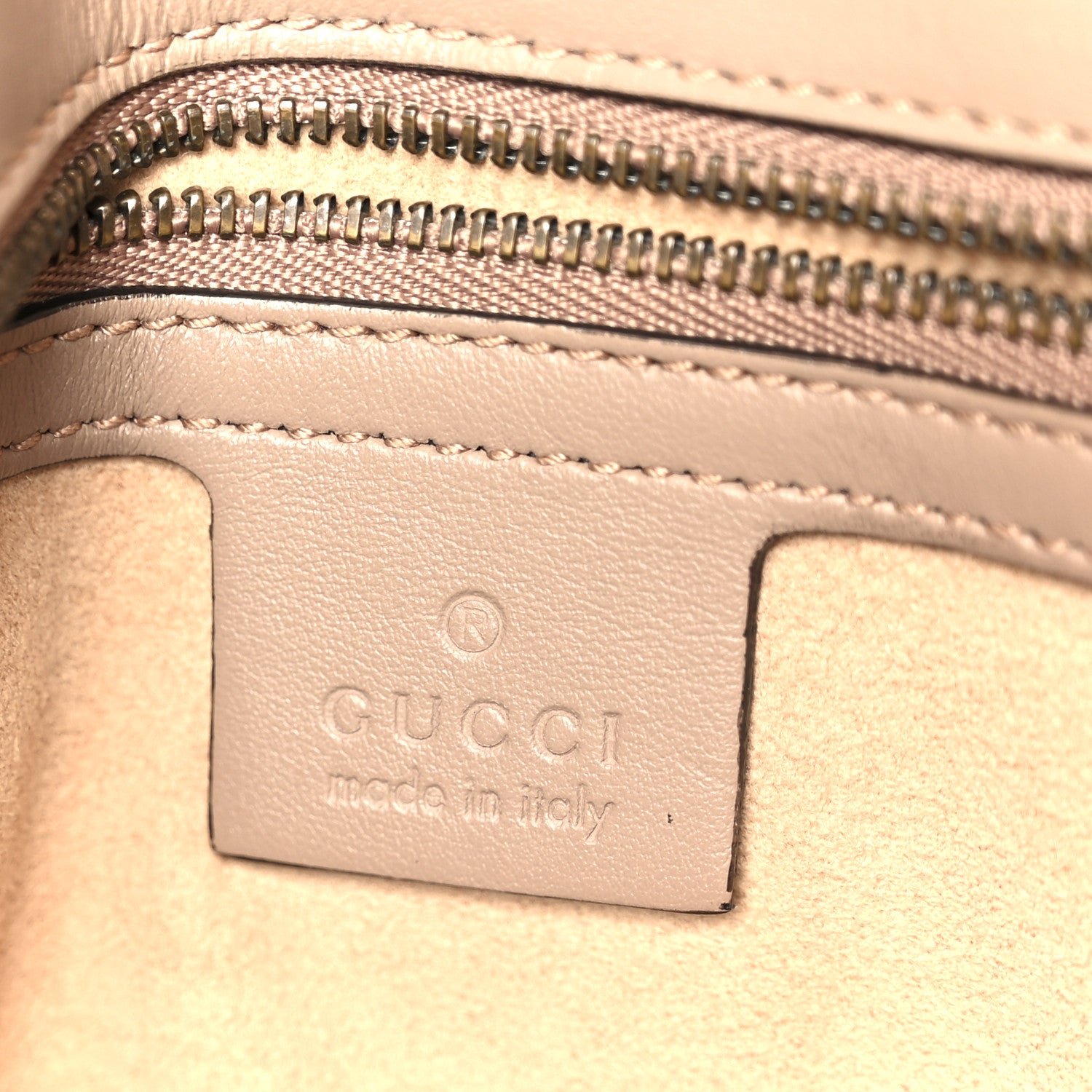 Gucci Calfskin Matelasse Small GG Marmont Shoulder Bag Porcelain Rose 6 of 11