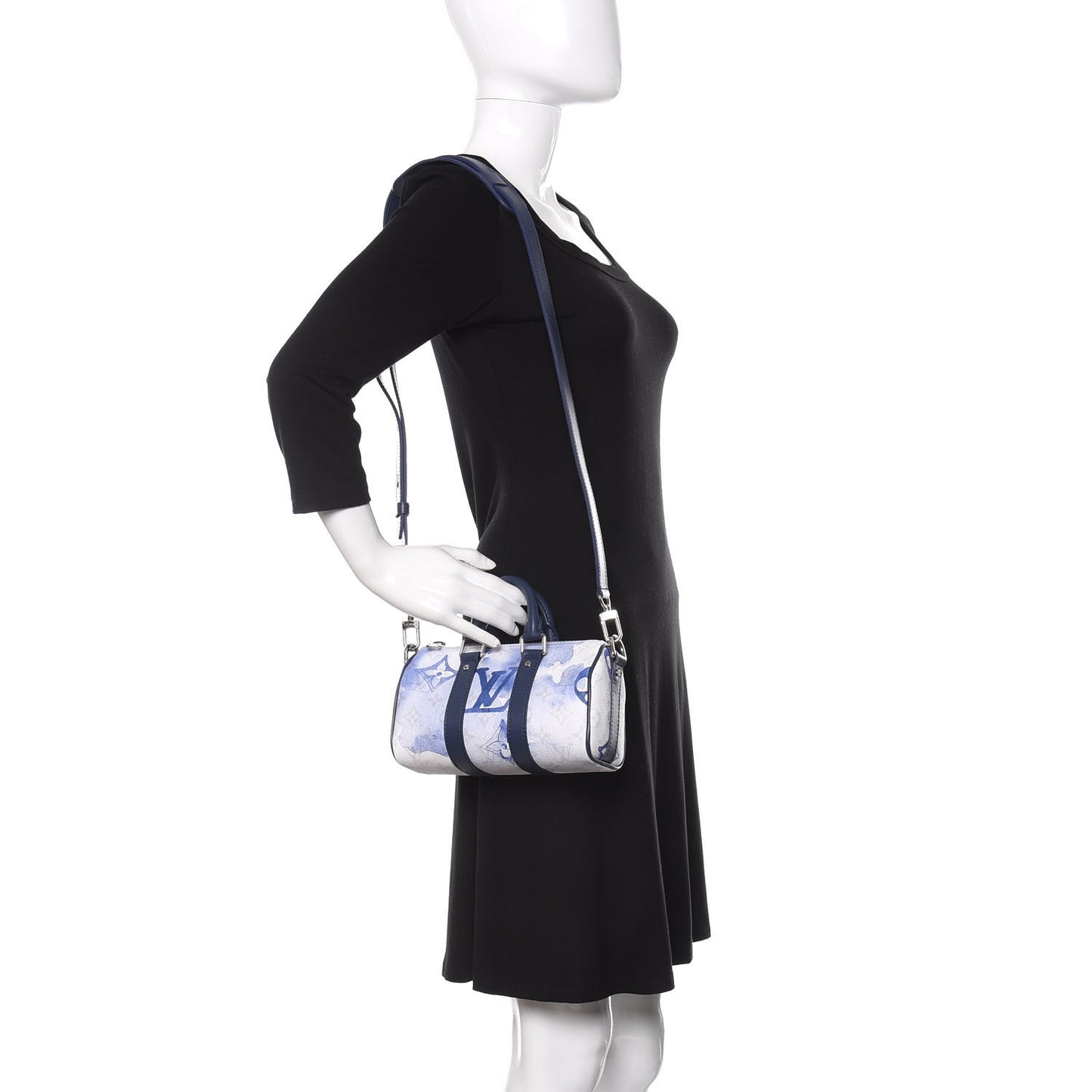 Monogram Watercolor Keepall XS Blue