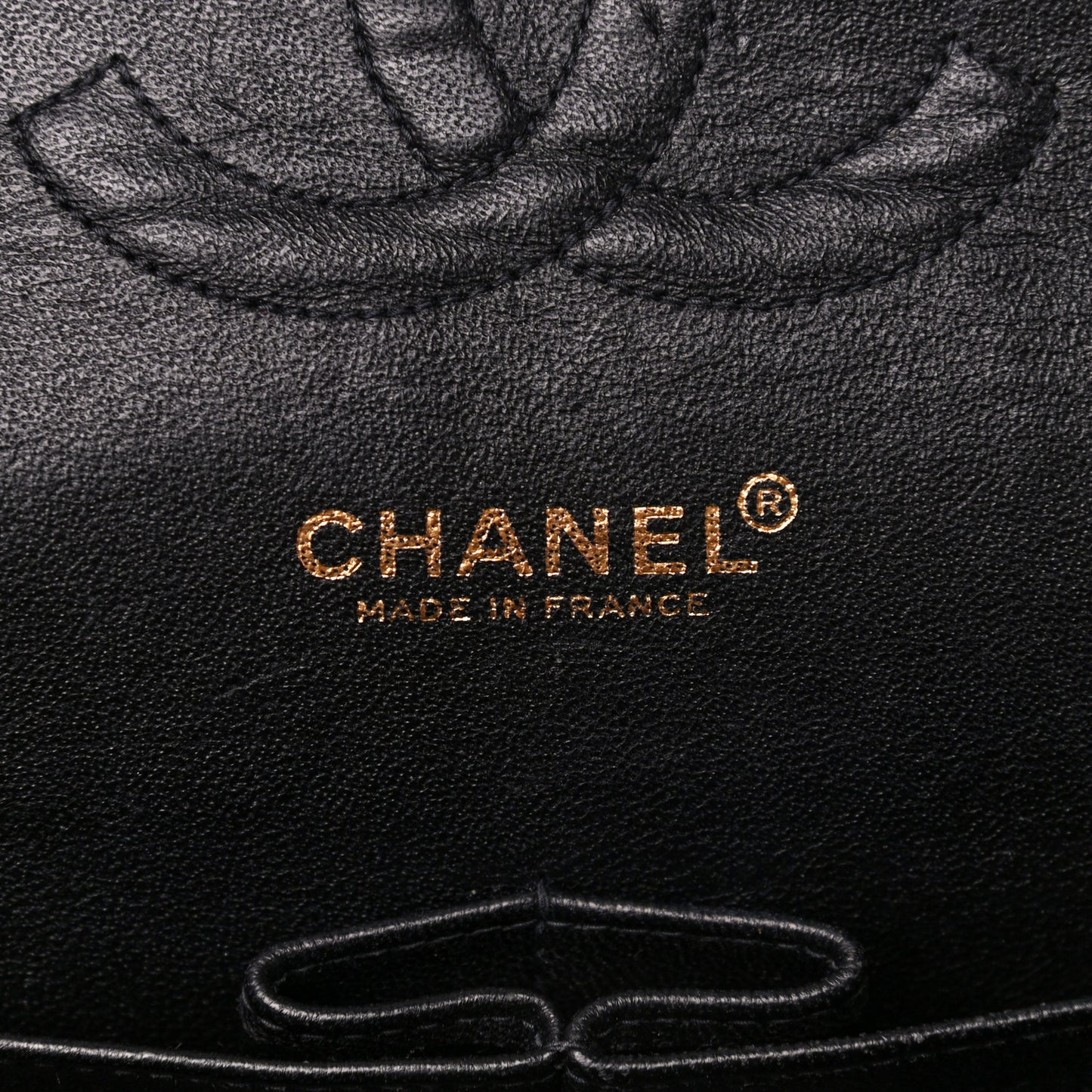 Caviar Quilted Small Double Flap Black