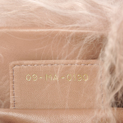 Christian Dior Mongolian Lamb Fur Libertine Tote Pink 7 of 7