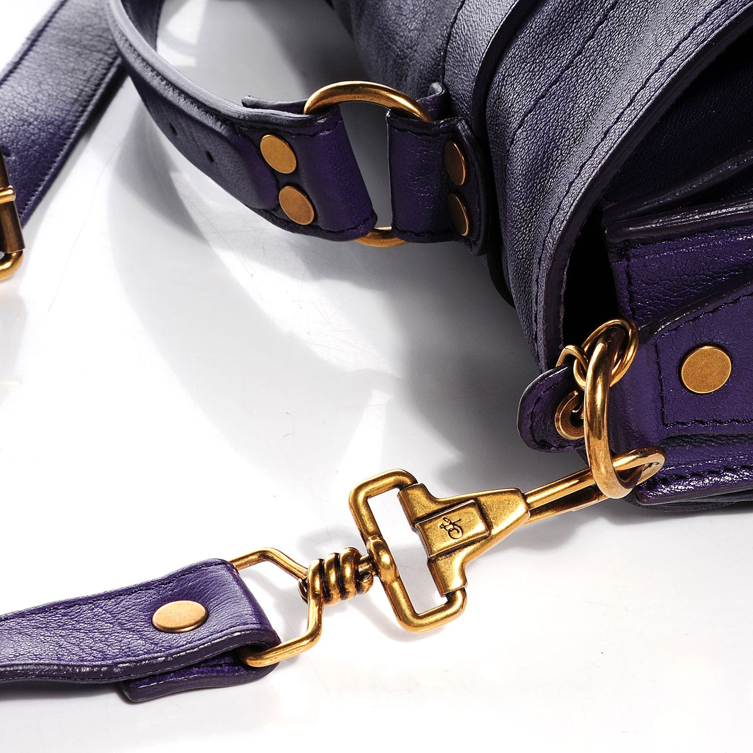 Proenza Schouler Lambskin Large PS1 Satchel Violet 5 of 12