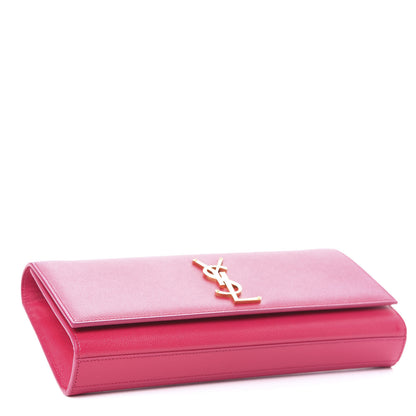 Saint Laurent Grain De Poudre Classic Monogram Cassandre Clutch Lipstick Fuchsia 4 of 6
