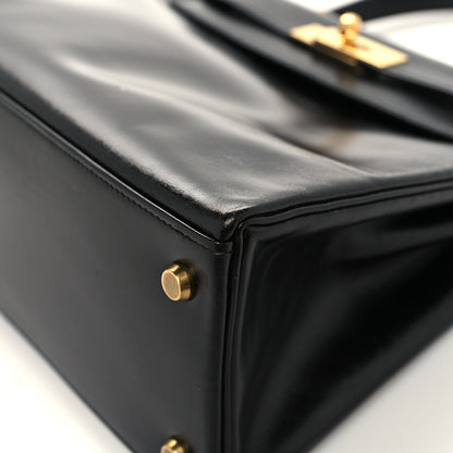 Hermes Box Kelly Retourne 28 Black 10 of 14