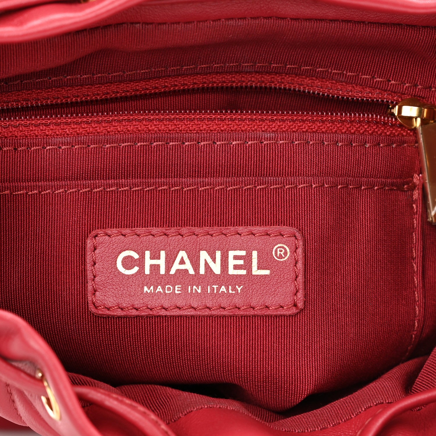 Chanel Calfskin Quilted Mini Urban Spirit Backpack Red 6 of 10