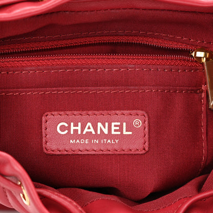 Chanel Calfskin Quilted Mini Urban Spirit Backpack Red 6 of 10