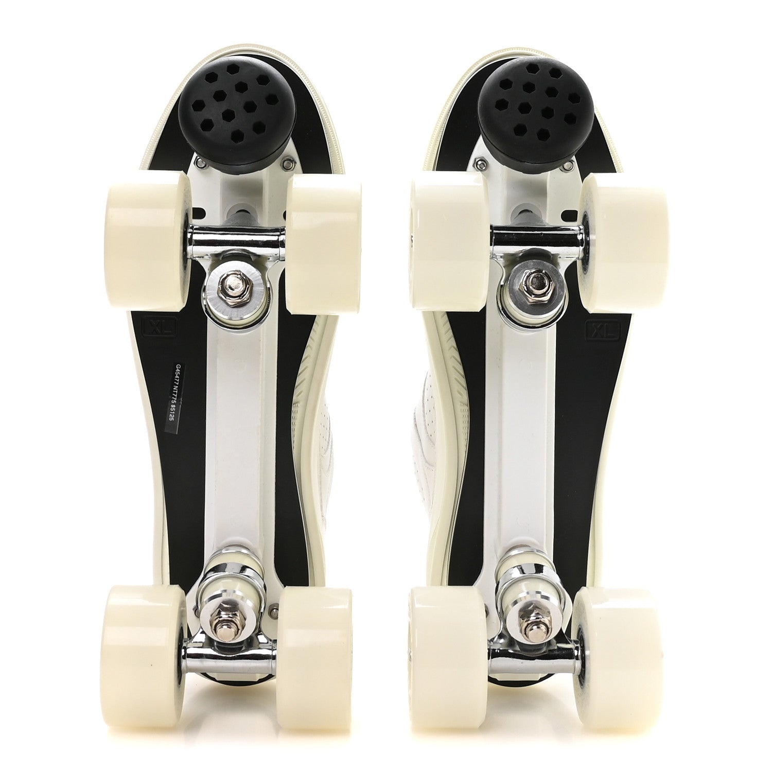 Chanel Calfskin Mens Roller Skates 44 White 6 of 9