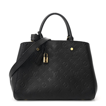 Louis Vuitton Empreinte Montaigne MM Black 1 of 11