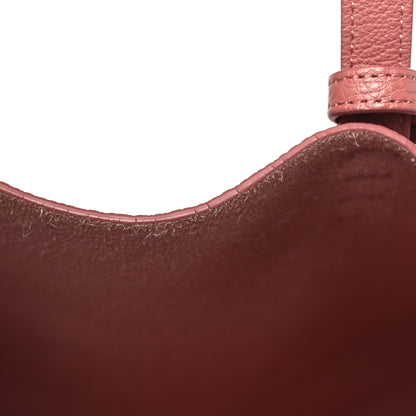 Mansur Gavriel Tumbled Calfskin Small Shopping Tote Blush 11 of 11