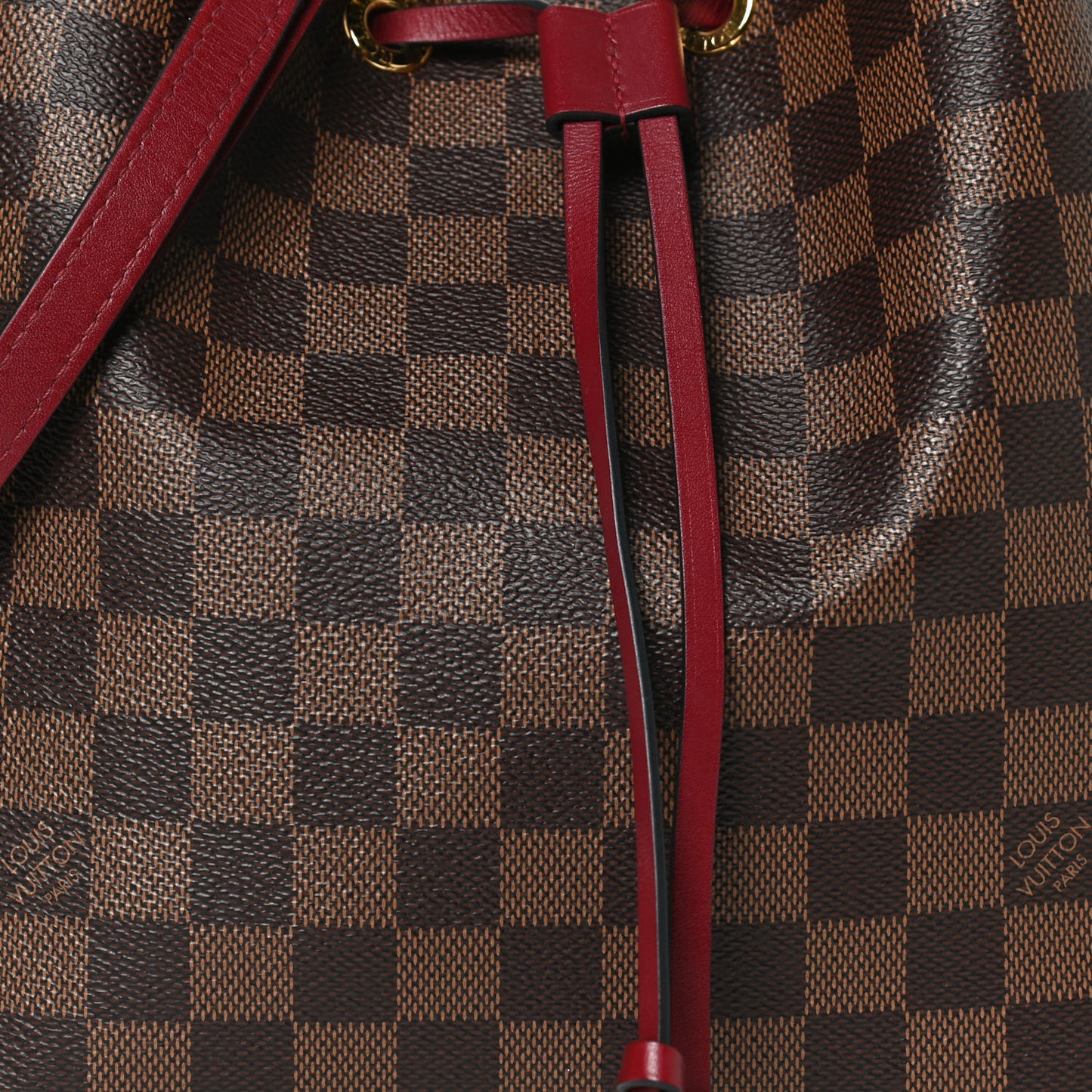 Damier Ebene Neonoe MM Cherry Berry