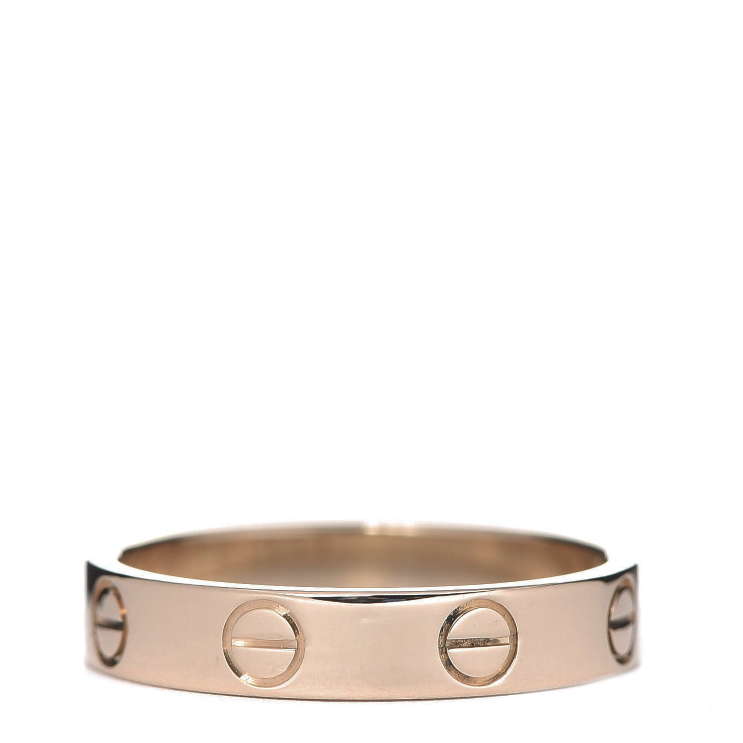18K Yellow Gold 3.5mm LOVE Wedding Band Ring 51 5.75
