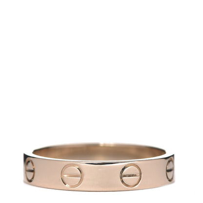Cartier 18K Yellow Gold 3.5mm LOVE Wedding Band Ring 51 5.75 2 of 3