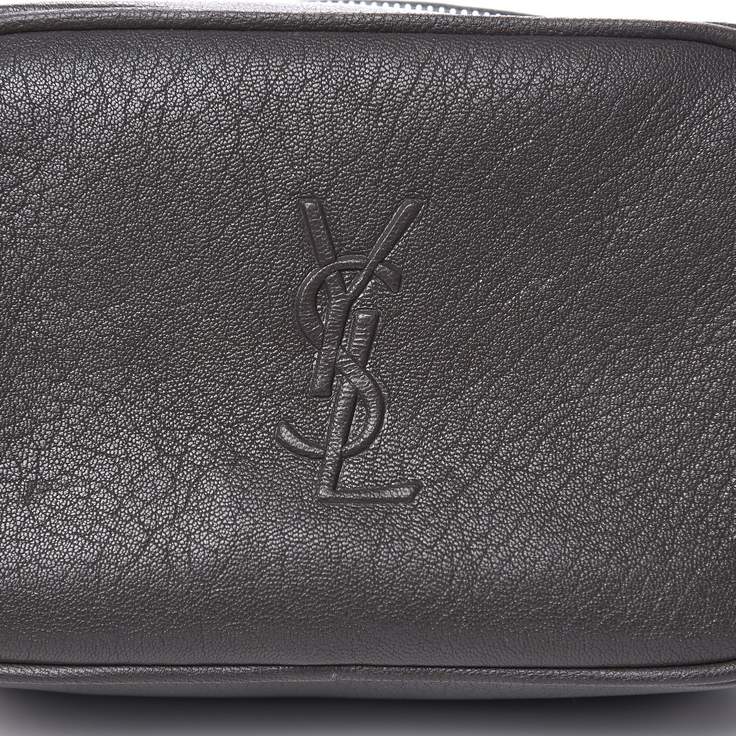 Lambskin Monogram Lou Belt Bag Asphalt