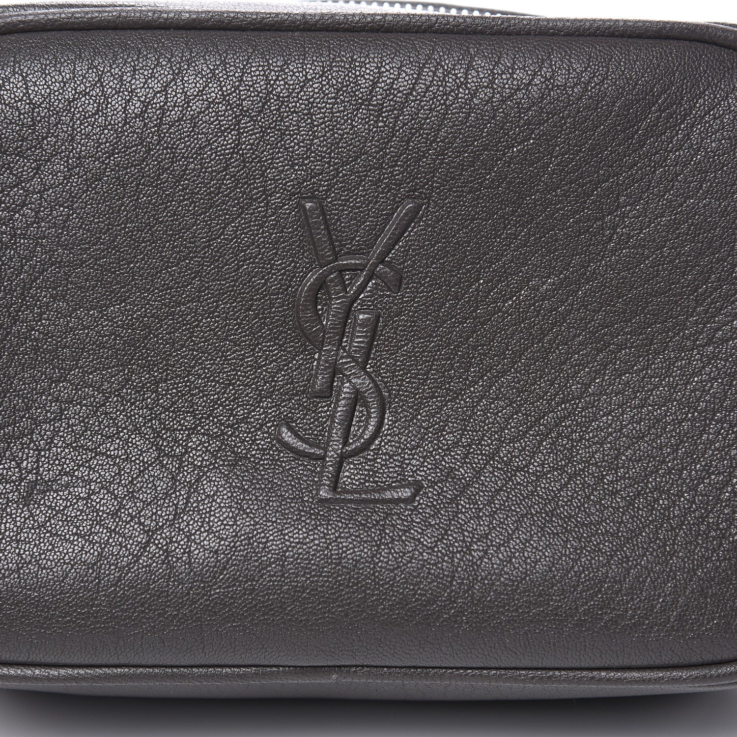 Saint Laurent Lambskin Monogram Lou Belt Bag Asphalt 9 of 9
