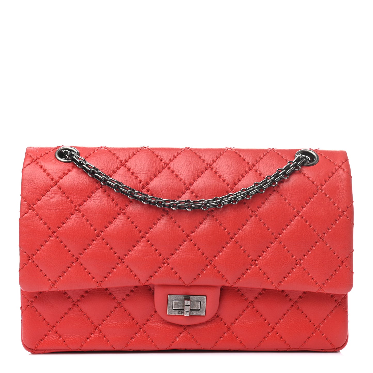 Calfskin Stitched 2.55 Reissue 226 Flap Red
