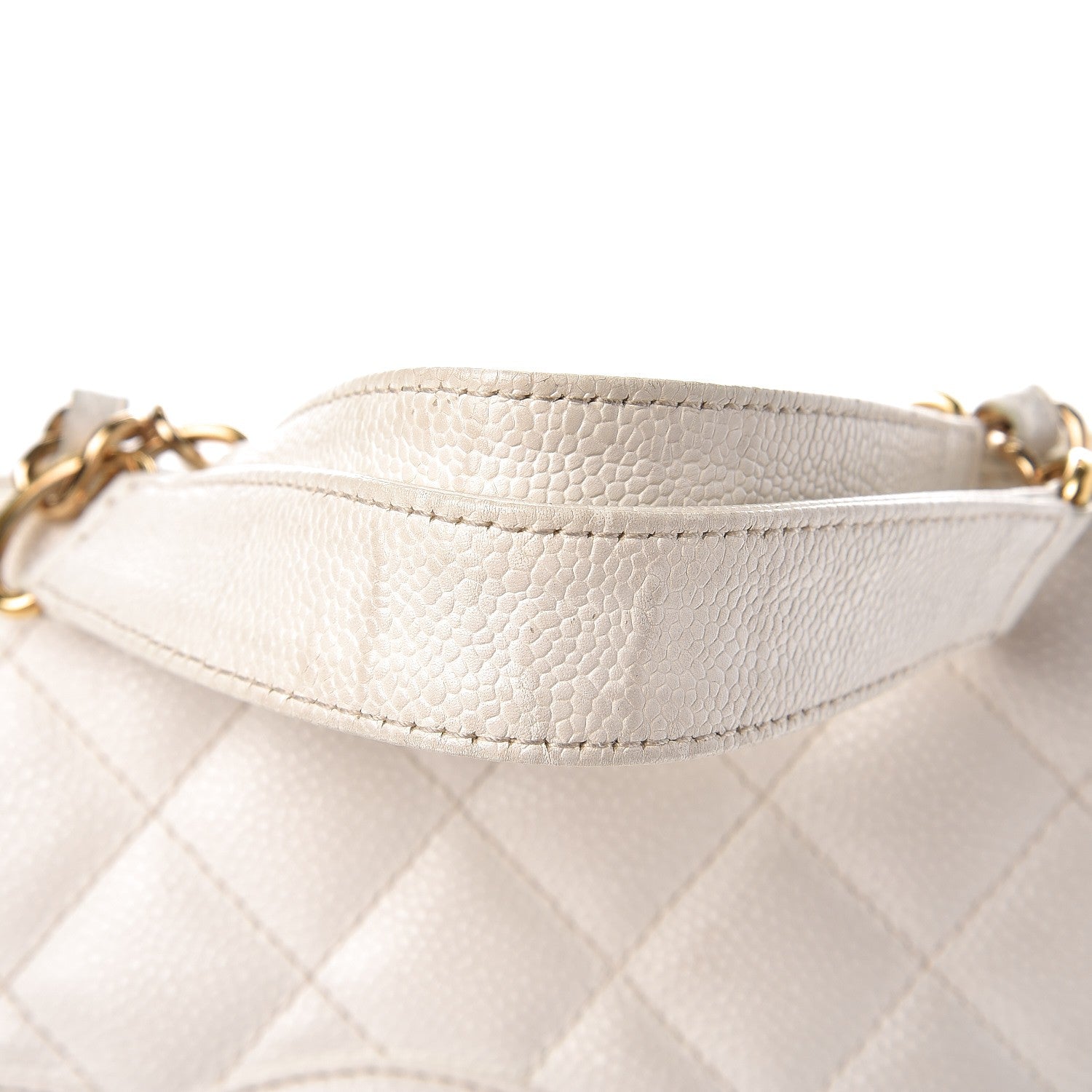 Chanel Caviar Quilted Grand Shopping Tote GST White 17 of 17