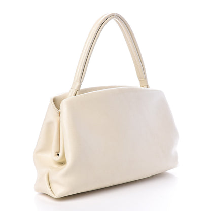 Celine Smooth Calfskin Eyelet Small Top Handle Bag White 3 of 10