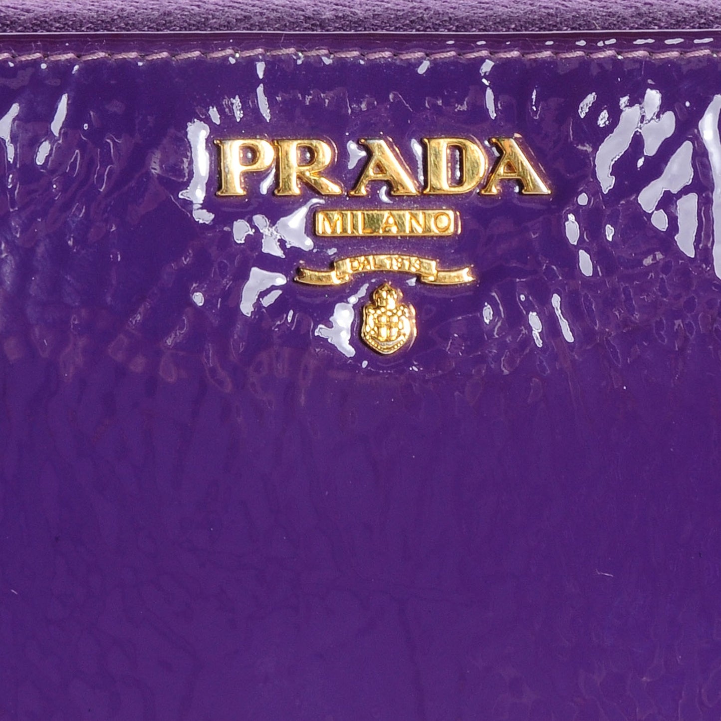 Vernice Zip Around Wallet Purple Ciclamino