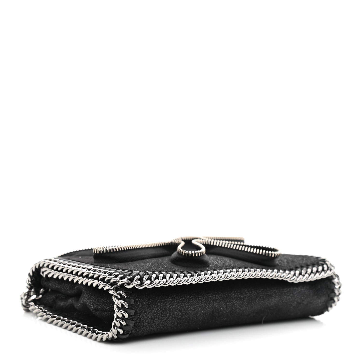 Stella McCartney Shaggy Deer Falabella Zipper Crossbody Bag Black 3 of 10